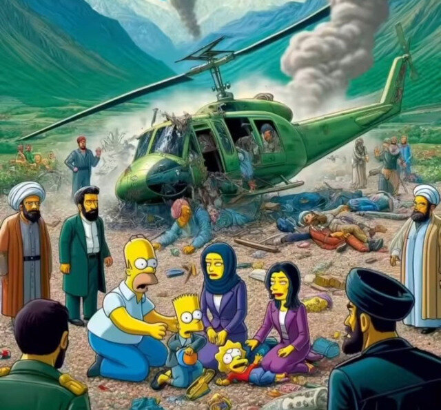 Dünya bu proqnozu DANIŞIR: "Simpsonlar" Rəisinin helikopter qəzasını da BİLDİ? - FOTO