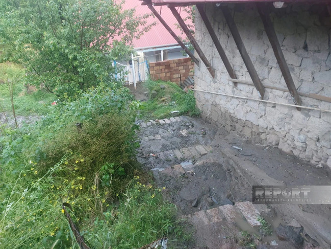 Daşkəsəndə güclü sel: 70-dən çox heyvan tələf oldu (FOTO)