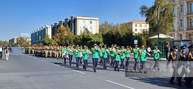 Naxçıvanda hərbi yürüş keçirilir - FOTO