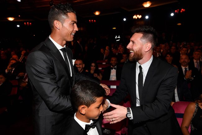Ronaldonun oğlu pərəstişkarı olduğu Messini görüncə… – FOTOLAR