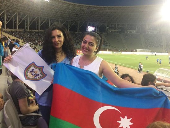 Ladies of "Qarabağ" FC – "QARABAĞ" futbol klubuna BELƏ dəstək oldu - FOTOLAR