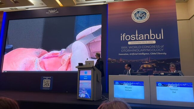 Uşaqlarda septoplastikanın fəsadlarına qarşı qoruyucu yanaşma - Azərbaycanlı cərrahın metodikası IFOS 2026-da təqdim edildi