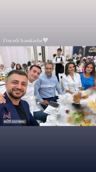 Azərbaycanlı aparıcının TOYUNDAN GÖRÜNTÜLƏR