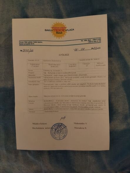 Yeddi yaşlı Aytən təcili əməliyyat olunmalıdır - FOTO