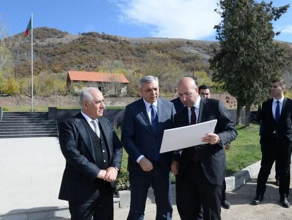 Baş nazir və Prezident Administrasiyasının rəhbəri Şərqi Zəngəzura səfər edib - FOTO