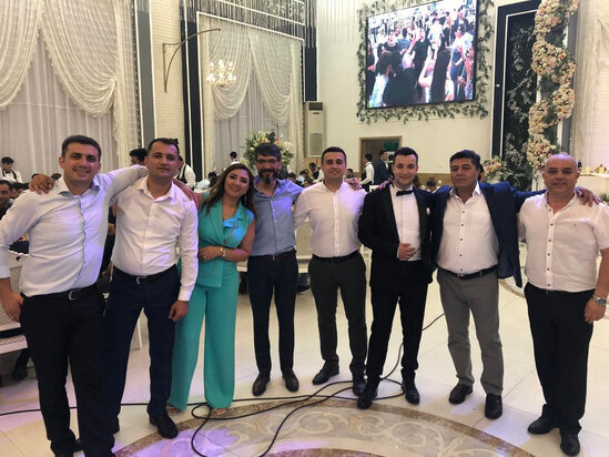 Azərbaycanlı aparıcının TOYUNDAN GÖRÜNTÜLƏR