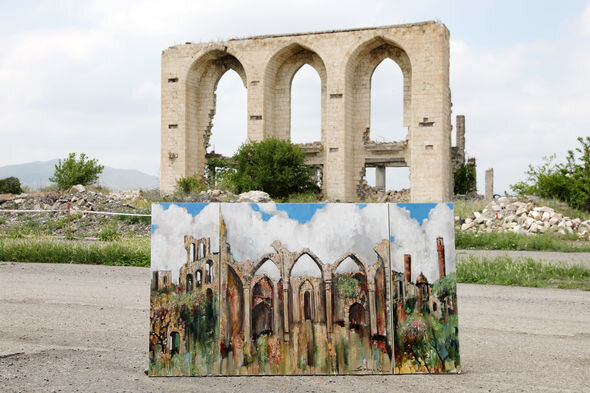 Qarabağda "Xarı bülbül" maketləri ərsəyə gətirilib - FOTO-VİDEO