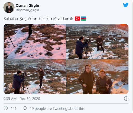 "Haber Global" Şuşada - FOTO