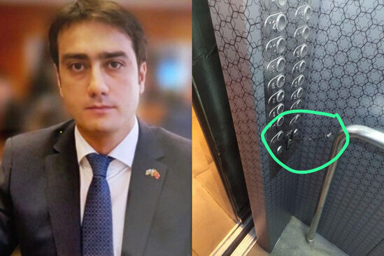 Hakimin lift düyməsini qırmasının səbəbi məlum oldu - YENİLƏNİB + FOTO/VİDEO