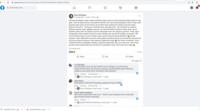 Türkiyədə ölən azərbaycanlı həkimin müəmmalı paylaşımı - FOTO