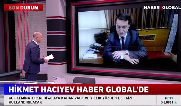 Hikmət Hacıyev "Haber Global" telekanalında ÇIXIŞ ETDİ - VİDEO