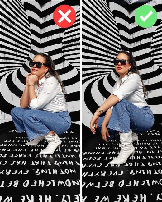 Şəkildə gözəl görünmək üçün necə durmalı?-FOTO