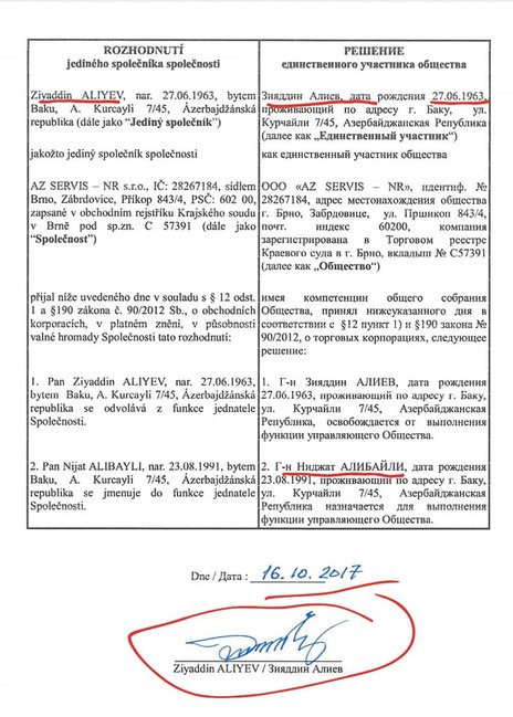 İcra başçısının Avropadakı biznesi açıqlandı (FOTOFAKT)