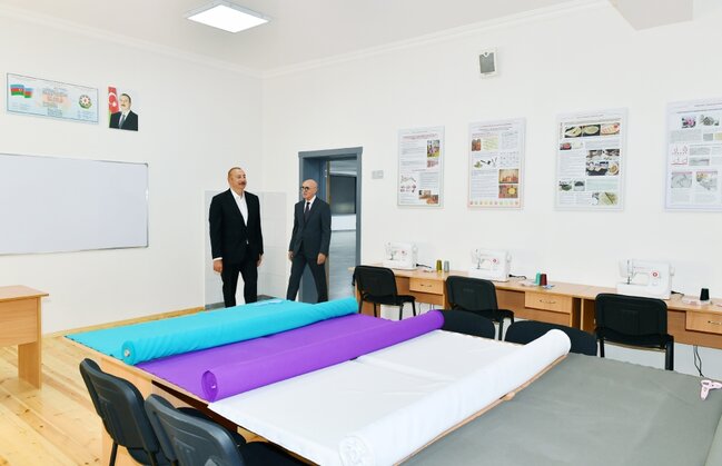 İlham Əliyev Şəmkirdə - Fotolar