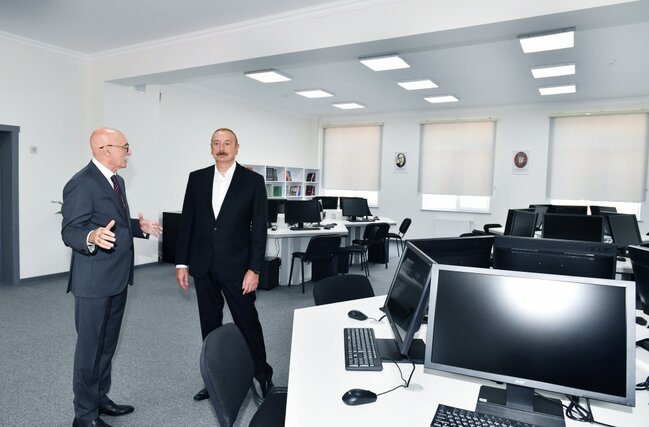 İlham Əliyev Şəmkirdə - Fotolar