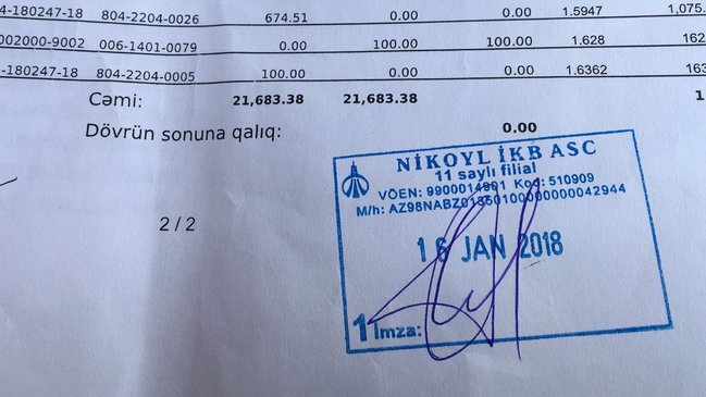"Nikoil Bank" vətəndaşdan artıq pul tələb edir - ŞİKAYƏT
