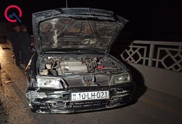 Azərbaycanda dəhşətli qəza: Polis öldü, hərbçi yaralandı - FOTO