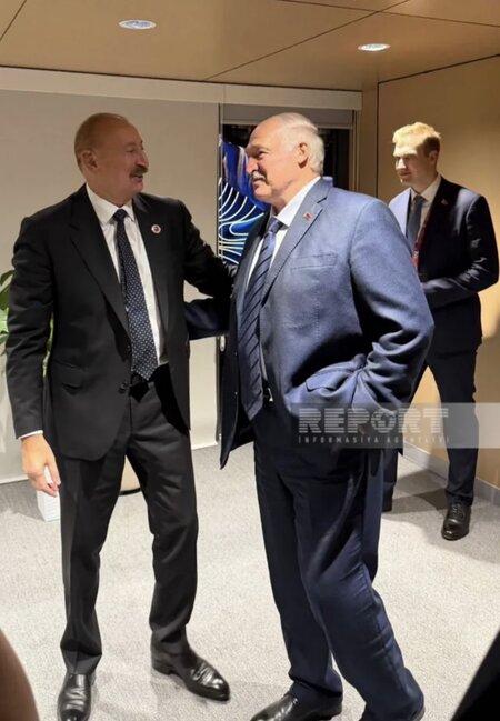 Bişkekdə Azərbaycan və Belarus prezidentlərinin görüşü olub - FOTO