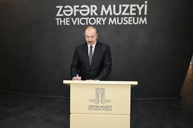 Bakıda Zəfər Muzeyinin açılışı olub