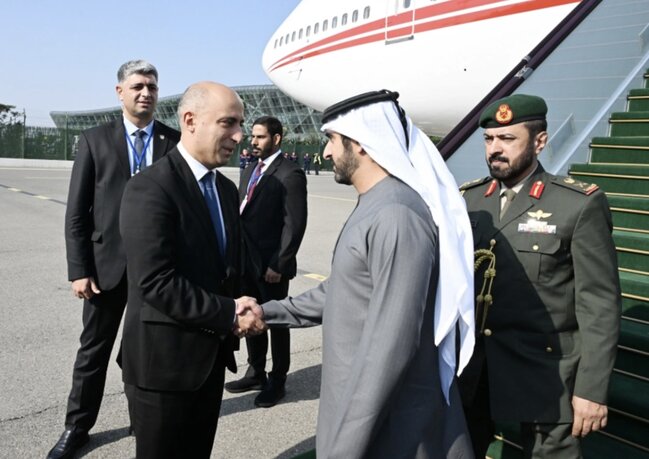 Birləşmiş Ərəb Əmirliklərinin baş nazirinin müavini Azərbaycana səfərə gəlib