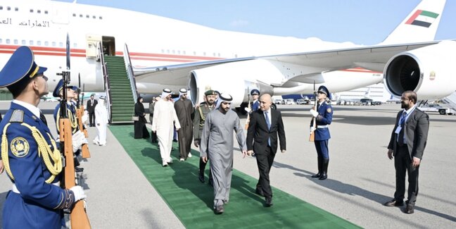 Birləşmiş Ərəb Əmirliklərinin baş nazirinin müavini Azərbaycana səfərə gəlib