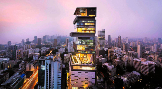 Hindistanın ƏN VARLI adamı BU EVDƏ yaşayır - FOTOLAR