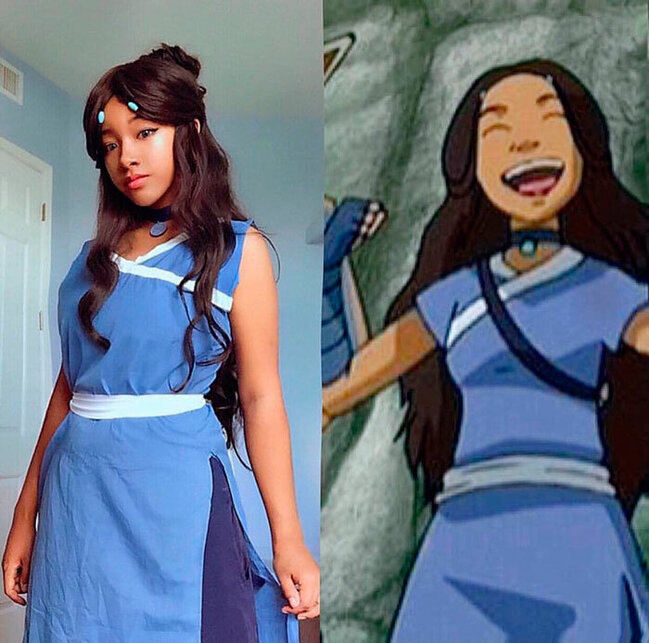 Bu qız özünü istənilən personaja çevirə bilir - FOTOLAR