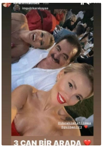 İbrahim Tatlısəs 45 yaş özündən kiçik sevgilisi ilə - FOTO