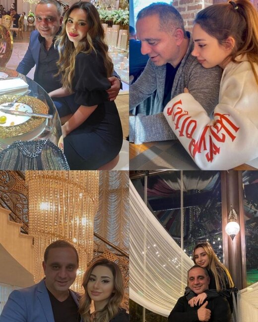 İbrahim Borçalı qızı ilə - FOTO