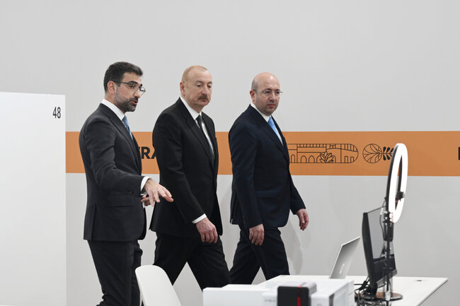 Prezident Bakı Olimpiya Stadionunda - Fotolar