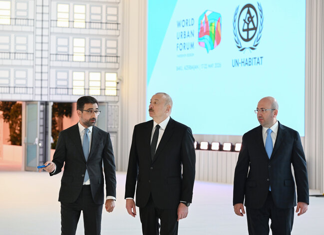 Prezident Bakı Olimpiya Stadionunda - Fotolar