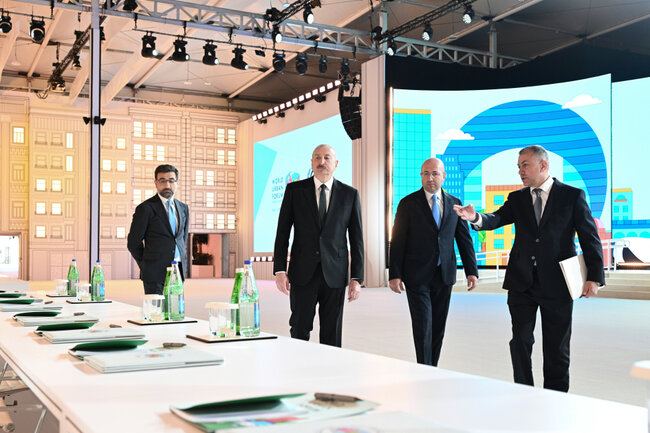 Prezident Bakı Olimpiya Stadionunda - Fotolar