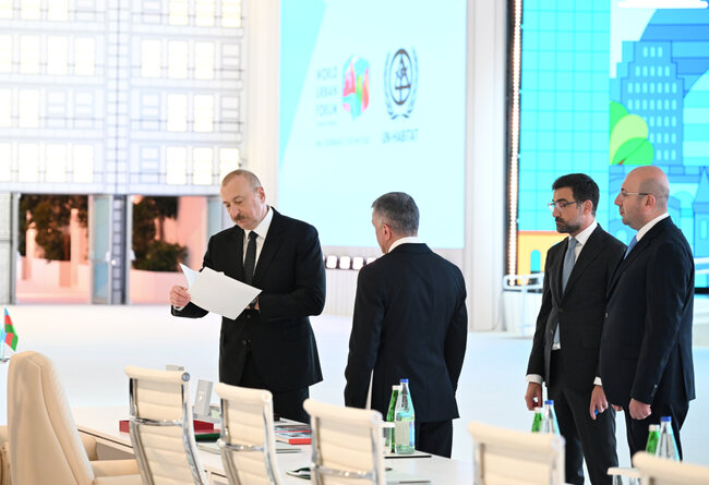 Prezident Bakı Olimpiya Stadionunda - Fotolar