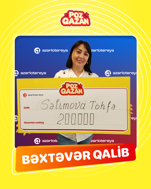 "Poz-Qazan"da iyunda 33 böyük uduş qazanılıb