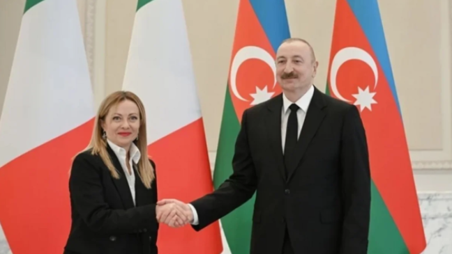 Meloni İlham Əliyevə təşəkkür edib