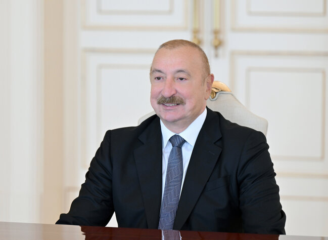 Prezident İnfantinonu qəbul etdi - Fotolar