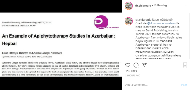 Azərbaycanlı həkimlərin məqaləsi ABŞ-ın MƏŞHUR JURNALINDA - FOTO