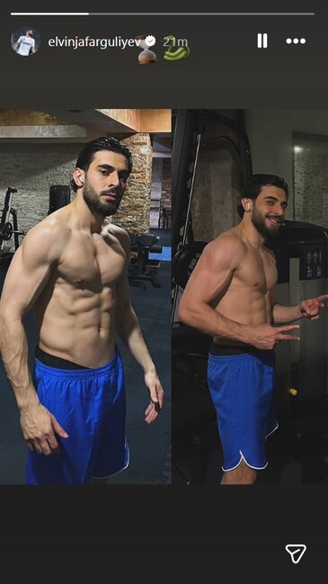 Klubdan qovulan Elvindən ironiyalı paylaşım - Foto