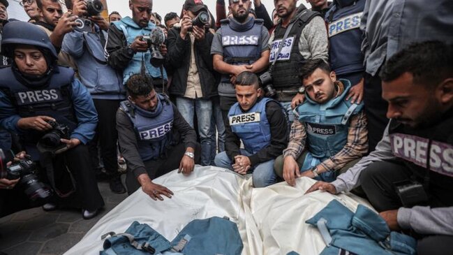 İsrailin hücumları nəticəsində ölən jurnalistlərin sayı 152-yə çatıb