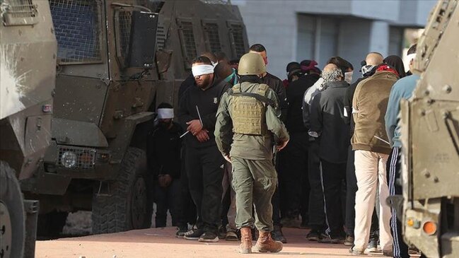 İsrail qüvvələri 22 fələstinlini əsir götürüb
