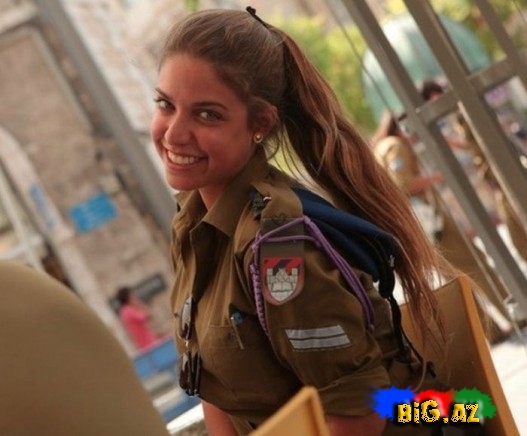 İsrail ordusunda xidmət edən gözəl qızlar - FOTO