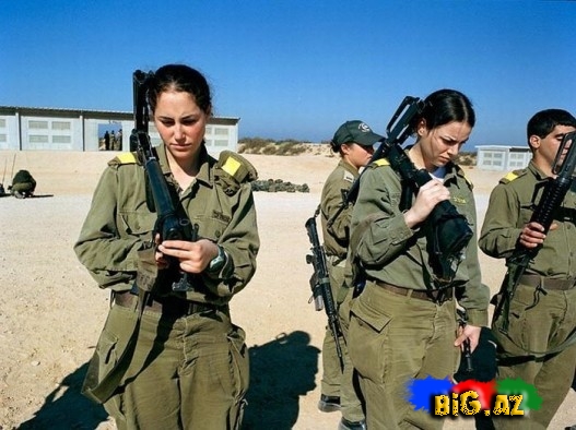İsrail ordusunda xidmət edən gözəl qızlar - FOTO