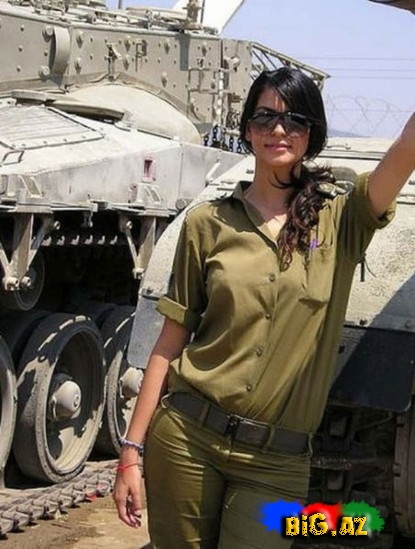 İsrail ordusunda xidmət edən gözəl qızlar - FOTO