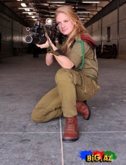 İsrail ordusunda xidmət edən gözəl qızlar - FOTO