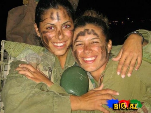 İsrail ordusunda xidmət edən gözəl qızlar - FOTO