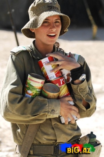 İsrail ordusunda xidmət edən gözəl qızlar - FOTO