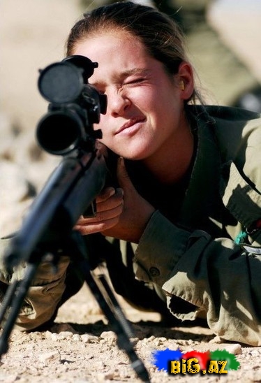 İsrail ordusunda xidmət edən gözəl qızlar - FOTO