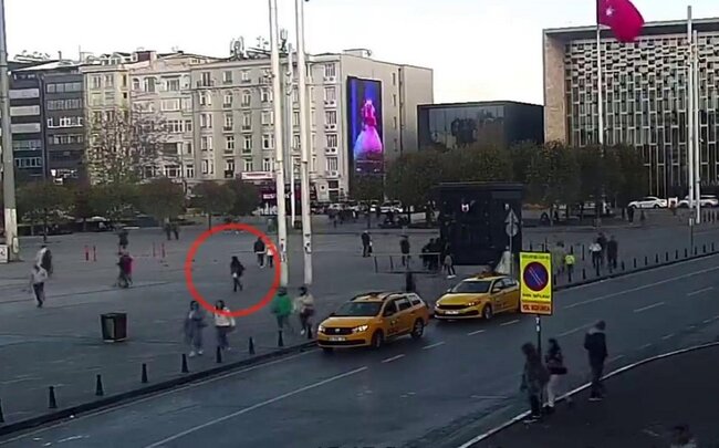 İstanbulda terror törədən qadının yeni görüntüləri yayılıb