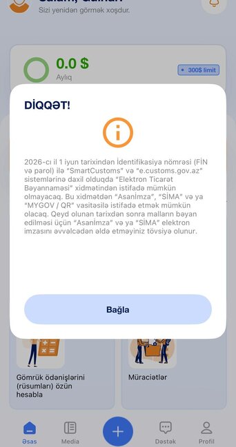 İyundan bağlamaları yeni qaydada bəyan etməliyik - Xəbərdarlıq