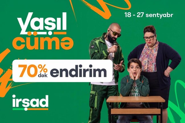"İrşad"da yeni tədris ilinə özəl "Yaşıl Cümə" fürsətləri başladı - VİDEO